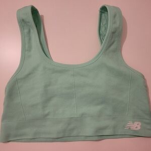 New Balance Women's Green Sports Bra